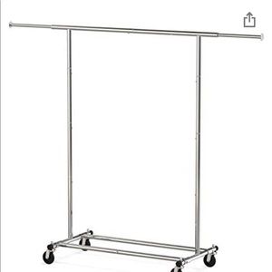 2 Extendable Rolling Racks